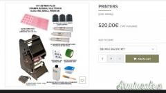 Stampante ELETTRICA bossoli tutti i calibri Stampante ELETTRICA bossoli tutti i calibri