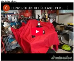 CONVERTITORE DI TIRO LASER PER PISTOLE SOFTAIR