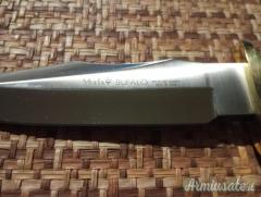 Muela Bufalo-17G Green Micarta Knife, Satin 440