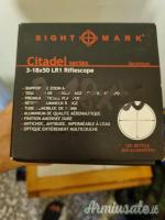 Sightmark Citadel 3-18x50 illuminata 1 piano focale ret.balistico