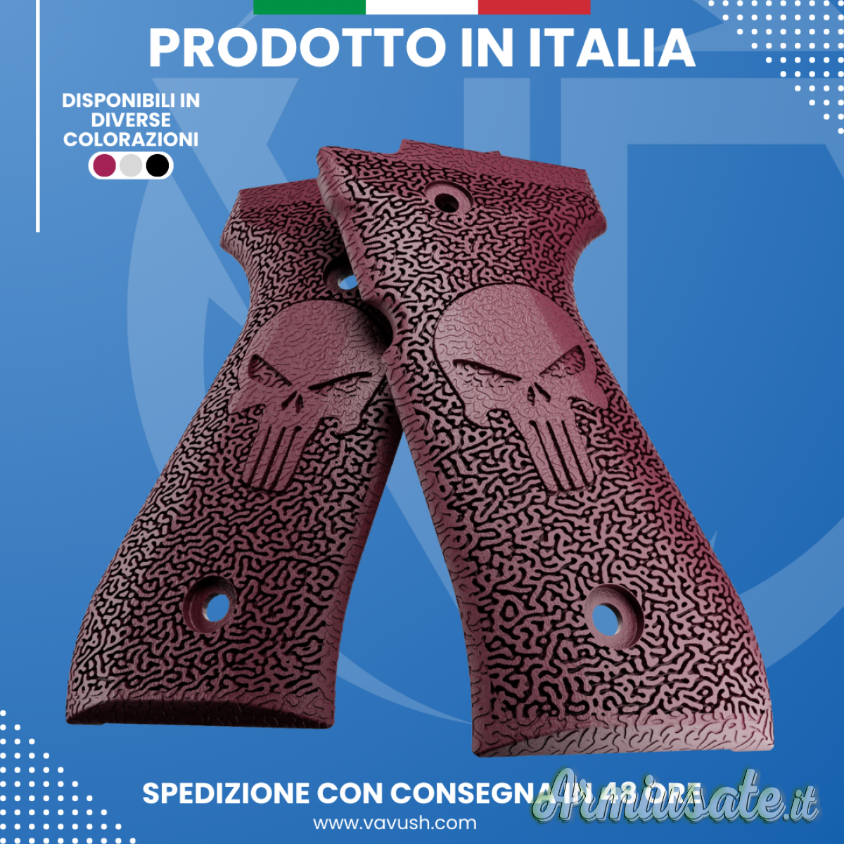 Guancette THE PUNISHER BERETTA Serie 90 Guancette THE PUNISHER BERETTA Serie 90