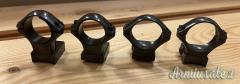 ANELLI DA 25 E DA 30 E BASE OPTILOCK PER GUIDE TIKKA