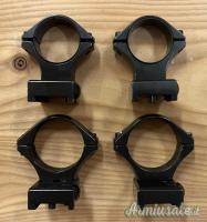 ANELLI DA 25 E DA 30 E BASE OPTILOCK PER GUIDE TIKKA