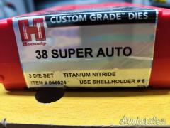 Hornady Custom Grade New Dimension Nitruro 3-Die Set 38 super auto