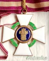 Decorazione epoca fascista croce da “COMMENDATORE” Ordine Cavalleresco Aquila Romana (1942-1944)