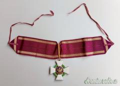 Decorazione epoca fascista croce da “COMMENDATORE” Ordine Cavalleresco Aquila Romana (1942-1944)