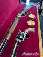 Winchester Coppia Fucile a Leva Winchester e Revolver Colt 1873 .44-40 Winchester