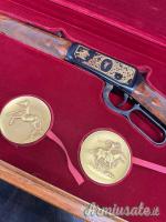Winchester Coppia Fucile a Leva Winchester e Revolver Colt 1873 .44-40 Winchester