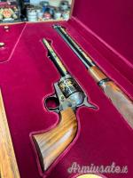 Winchester Coppia Fucile a Leva Winchester e Revolver Colt 1873 .44-40 Winchester