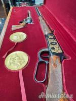 Winchester Coppia Fucile a Leva Winchester e Revolver Colt 1873 .44-40 Winchester