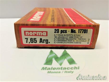 Norma Cal. 7,65 Arg. / 150 grs Soft Point