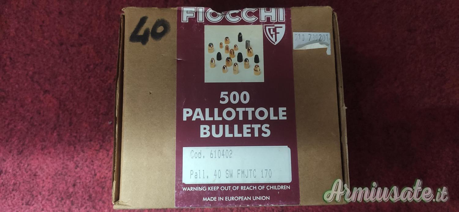 FIOCCHI Palle cal.40SW FMJTC FIOCCHI Palle cal.40SW FMJTC