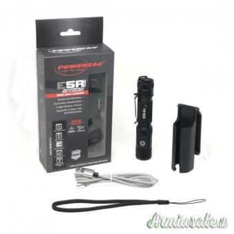 Powertac Torcia E5R GEN4 -Ricaricabile