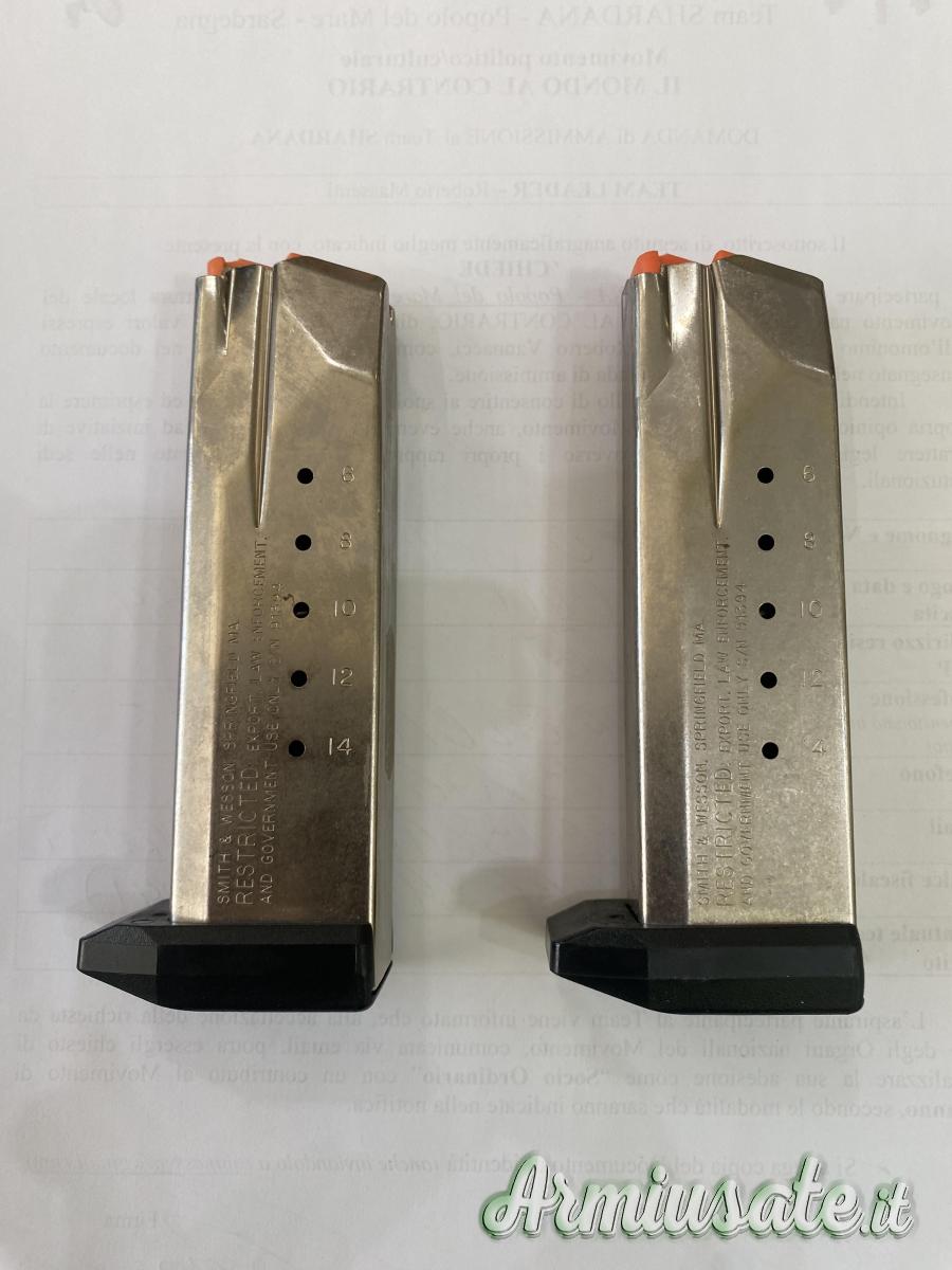 PER PISTOLA SEMIAUT. MARCA S&W MOD. P59 CAL. 40SW DA 14 COLPI (NUOVI) (VEDI LA DESCRIZIONE) PER PISTOLA SEMIAUT. MARCA S&W MOD. P59 CAL. 40SW DA 14 COLPI (NUOVI) (VEDI LA DESCRIZIONE)