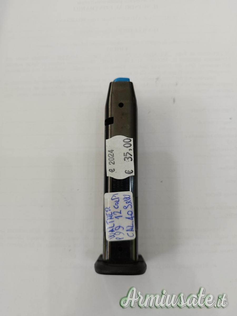 PER PISTOLA SEMIAUT. MARCA WALTHER MOD. P99 CAL. 40SW DA 12 COLPI (NUOVO) PER PISTOLA SEMIAUT. MARCA WALTHER MOD. P99 CAL. 40SW DA 12 COLPI (NUOVO)