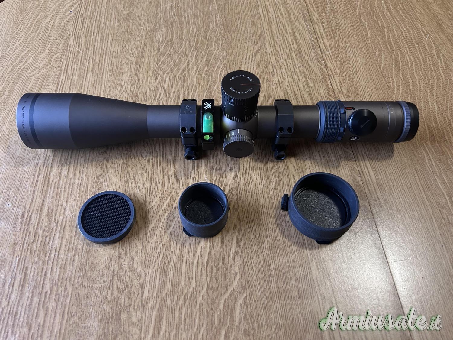 Ottica Vortex Razor 5-20x50 Completa Di Anelli e Bolla Ottica Vortex Razor 5-20x50 Completa Di Anelli e Bolla