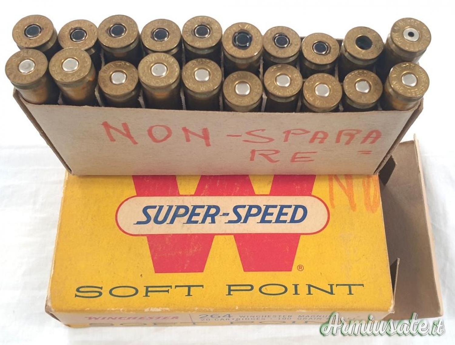 Bossoli 264 Win Mag Winchester usati 20 pz. Bossoli 264 Win Mag Winchester usati 20 pz.