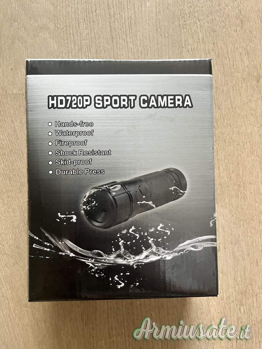 HD 720 P Sport Camera - telecamera sportiva per casco bici, sci, fucile HD 720 P Sport Camera - telecamera sportiva per casco bici, sci, fucile