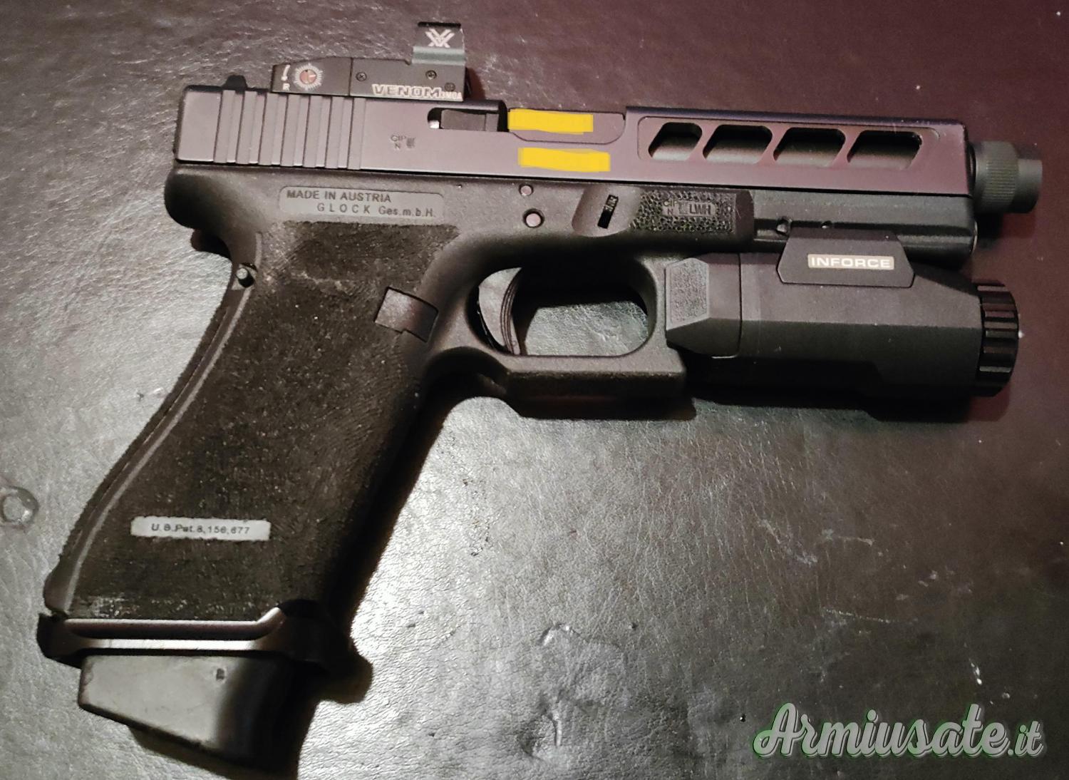 Glock 17 MOS - FTO Black Custom 9x21mm IMI Glock 17 MOS - FTO Black Custom 9x21mm IMI
