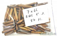Bossoli 7x64 RWS 1° sparo 57 pz.