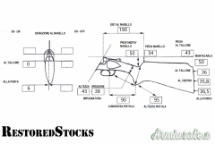 VENDUTO! CALCIO SX REGOLABILE PER BERETTA 680/694