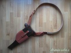 VENDUTO !!! SET COMPLETO CALCIOLO FONDINA DRAGONA CUSTODIA BANDOLIERA PER MAUSER C96