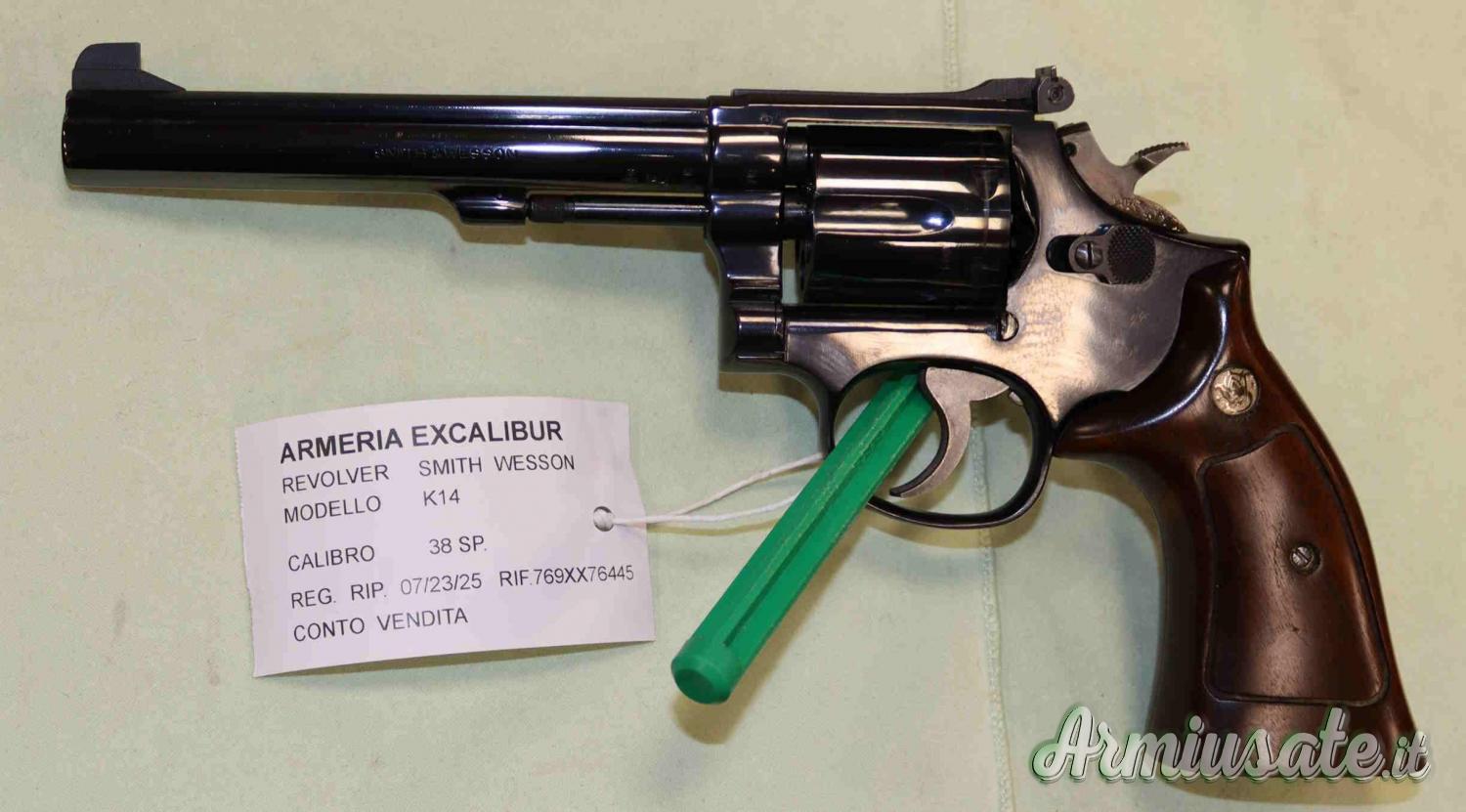Revolver Smith Wesson K14 Cal.38Sp. Sportiva Revolver Smith Wesson K14 Cal.38Sp. Sportiva