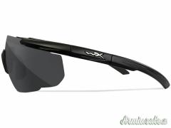 WILEY X SABER ADANCED MOD.317 CON 2 LENTI ( Smoke/Clear)