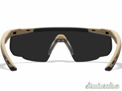 WILEY X SABER ADVANCED LENTI SMOKE/CLEAR/RUST - MONTATURA TAN