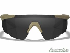 WILEY X SABER ADVANCED LENTI SMOKE/CLEAR/RUST - MONTATURA TAN