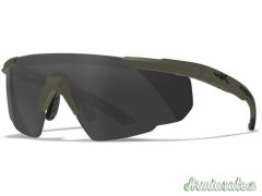 WILEY X SABER ADVANCED LENTI SMOKE/CLEAR/RUST - MONTATURA OD GREEN