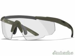 WILEY X SABER ADVANCED LENTI SMOKE/CLEAR/RUST - MONTATURA OD GREEN