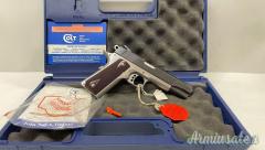 Colt 1911 COMBAT ELIT MODEL 0 BITONE BLUE/SS .45 ACP