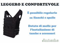 Gilet tattico balistico antiproiettile nij 3A per caccia, tiro dinamico