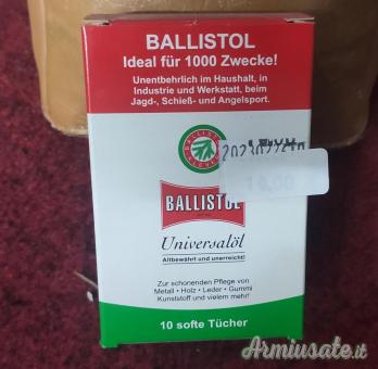 Ballistol scatola con dieci pezzuole