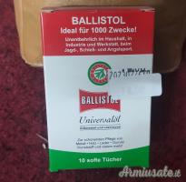 Ballistol scatola con dieci pezzuole