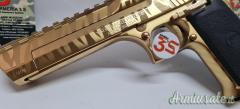 PISTOLA DESERT EAGLE IWI GOLD TIGER STRIPE .50 Action Express