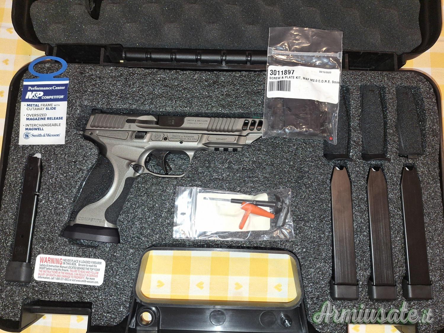S&W M&P9 Competitor 9x19mm Parabellum | Luger | NATO S&W M&P9 Competitor 9x19mm Parabellum | Luger | NATO