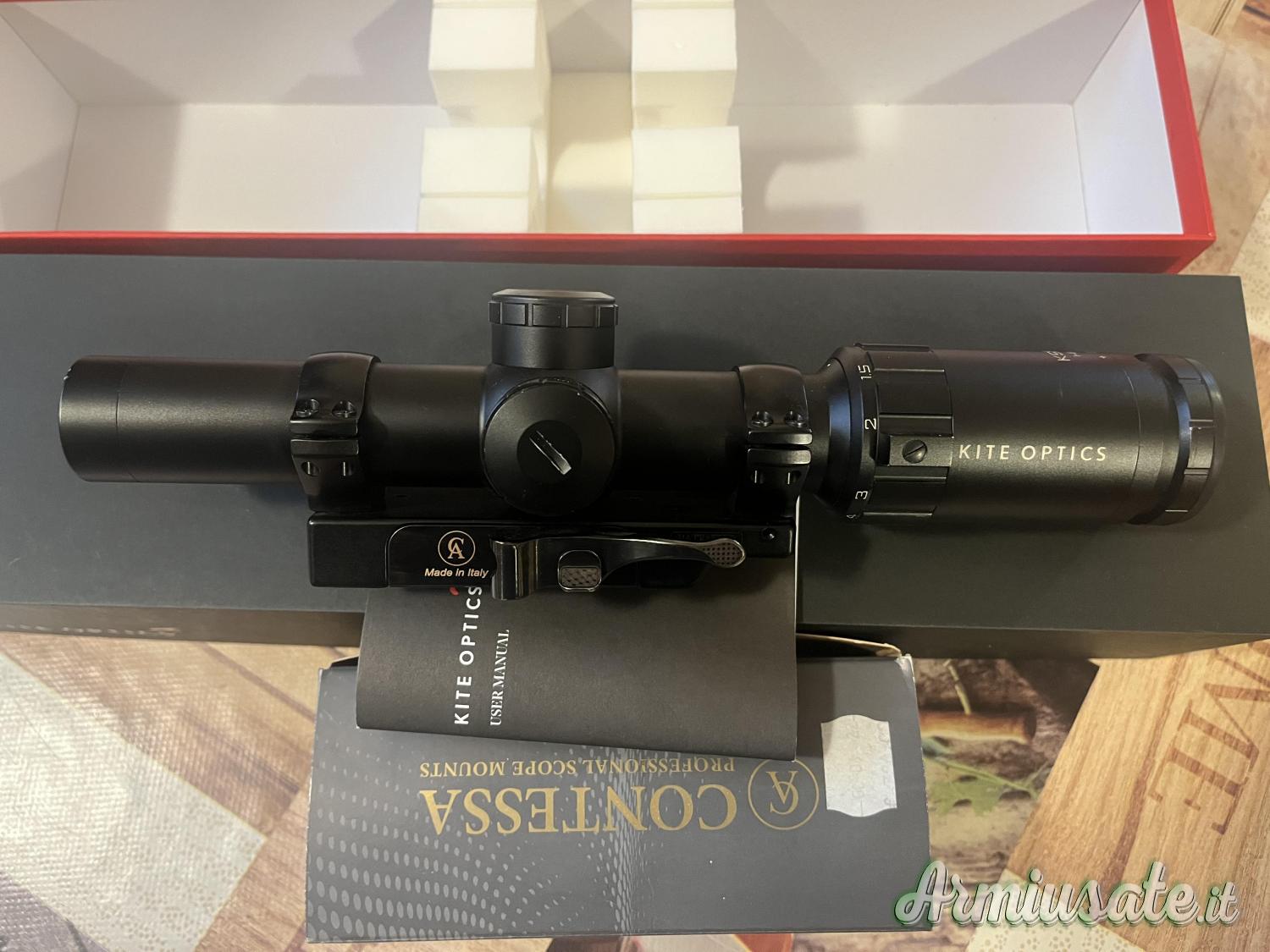 Ottica da battuta Kite KSP HD2 1-6x24 Ottica da battuta Kite KSP HD2 1-6x24