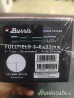 OTTICA DI MARCA BURRIS MODELLO FULLFIELD 2-8X35  RETICOLO ILLUMINATO