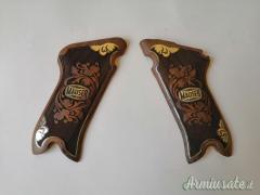 Guancette nuove per Luger Mauser riccamente intarsiate