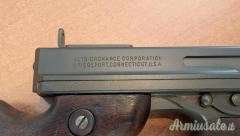 Submachine Gun Thompson M1 A1 rara variante con mirino semplificato