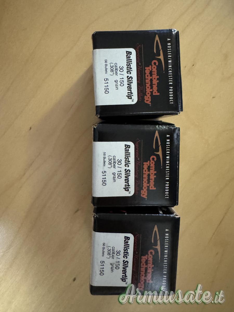 NOSLER BALLISTIC SILVERTIP CAL .308 150 gr NOSLER BALLISTIC SILVERTIP CAL .308 150 gr