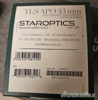 TLS APO Swarovsky 43mm (full frame) per atx/stx più anello sony