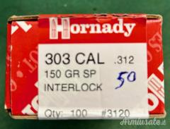 HORNADY INTERLOCK CAL.303 .312 150GR SP