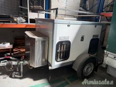 Rimorchio carrello trasporto cani Valli Minivan 3