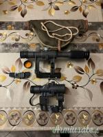ottica russa PK-A red dot + ottica POSP (produzione rumena)