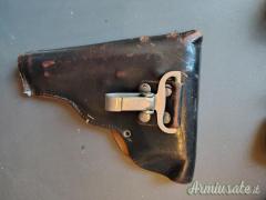 Fondina milare in cuoio ww2 per pistola Beretta modella 1934 34 32 35 Regio Esercito