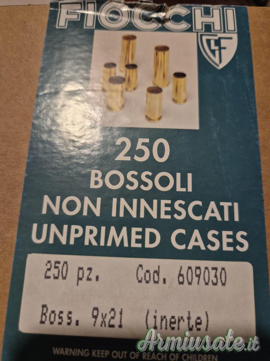 Bossoli nuovi non innescati 9x21 Bossoli nuovi non innescati 9x21