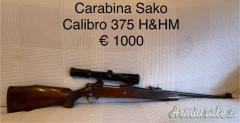 CARABINA SAKO, CALIBRO 375 H&H M